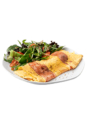Omelette with Smoked Cheese