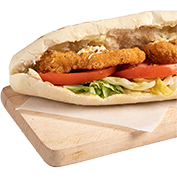 Panini with fried chicken