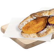 Panino σνίτσελ κοτόπουλο