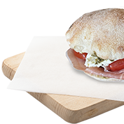 Panino tondo prosciutto