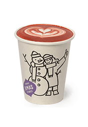 Red velvet flat white 8oz