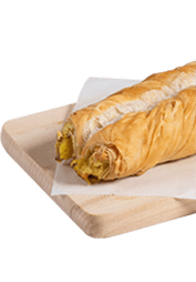 Roll with mushroom filling