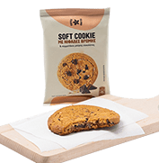 Soft cookie with chocolate chips (prepacked)