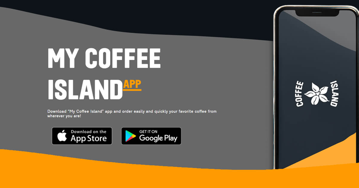 Εφαρμογή για κινητά My Coffee IslandΠαραγγελία Καφέ σε 1΄