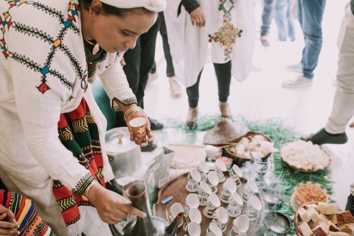 ethiopian coffee ceremony