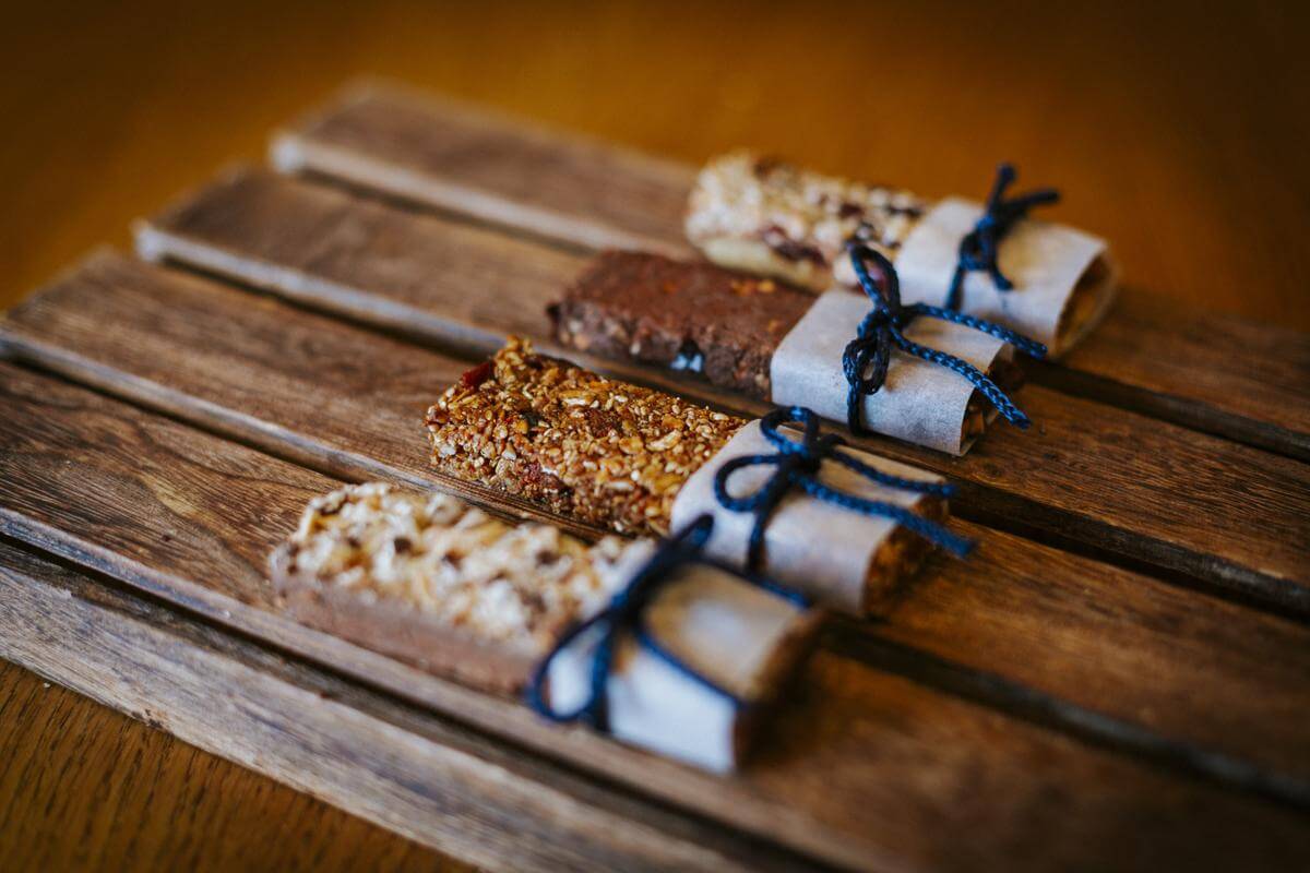 bars on wooden board