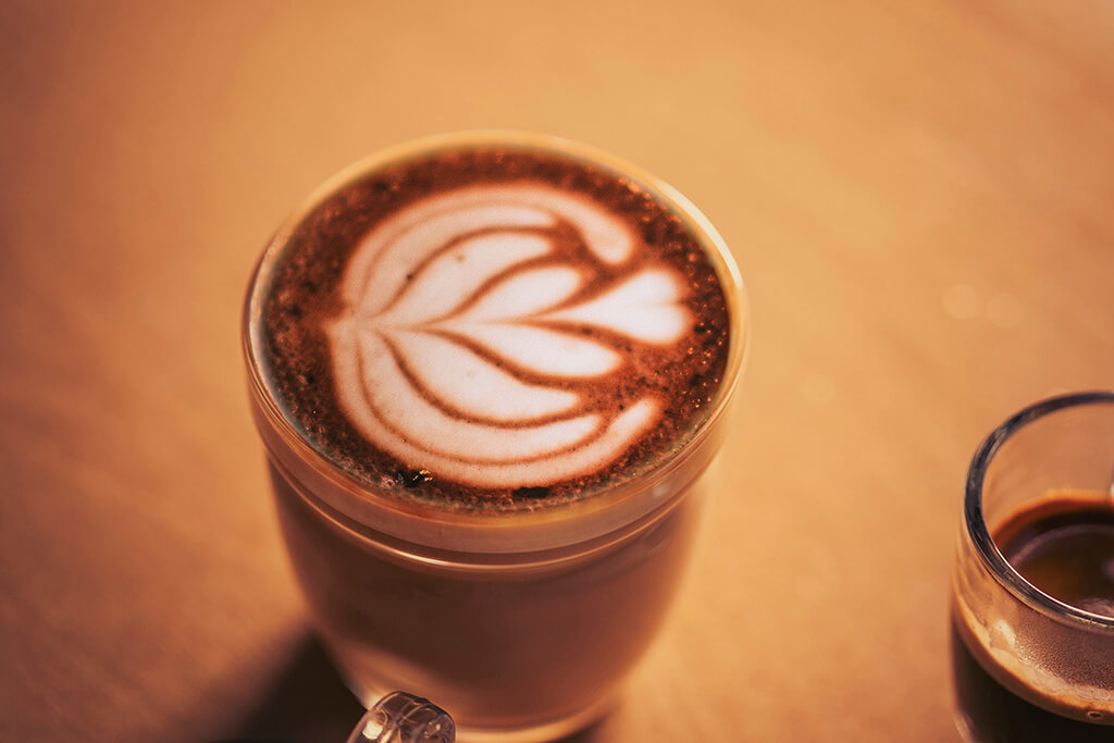 Coffee Island's cappuccino.