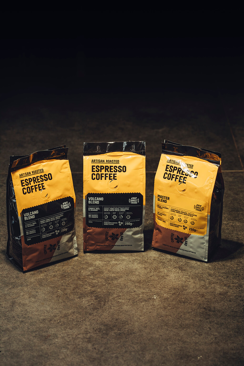 Coffee Island's espresso coffee package