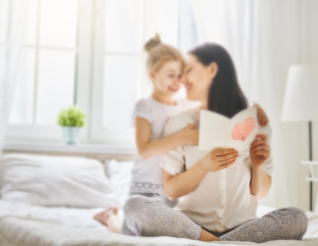 A mother and child enjoying family moments.