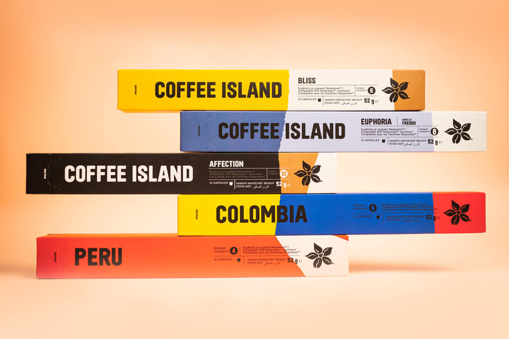 NEW ALUMINUM CAPSULES COFFEE ISLAND: TASTE THAT IMMEDIATELY AWAKENS YOUR SENSES