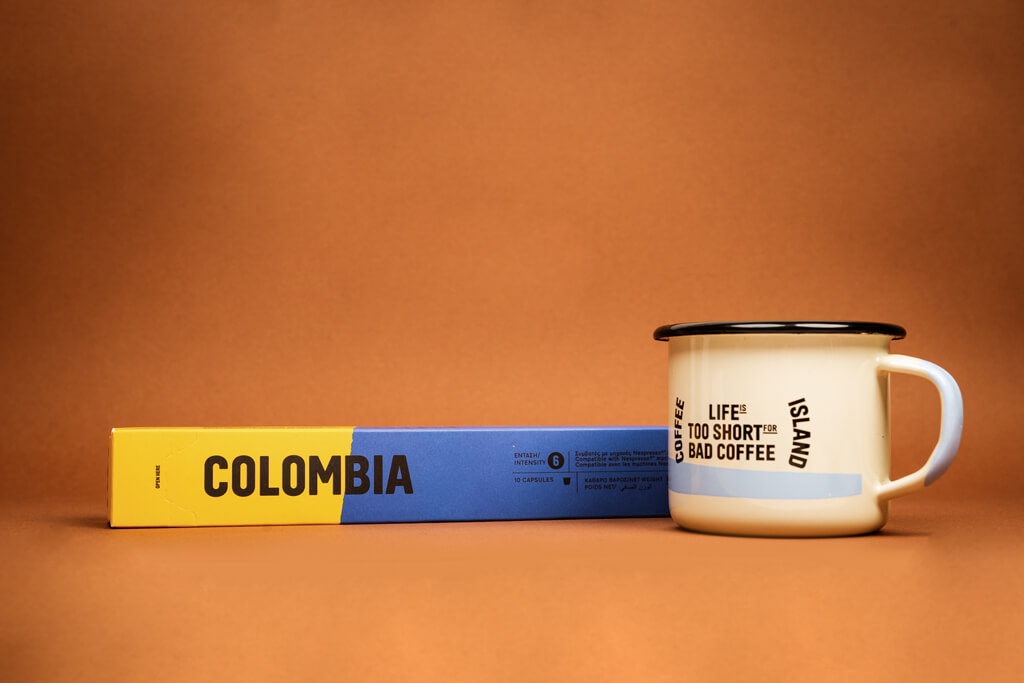 Coffee Island's colombia capsule.