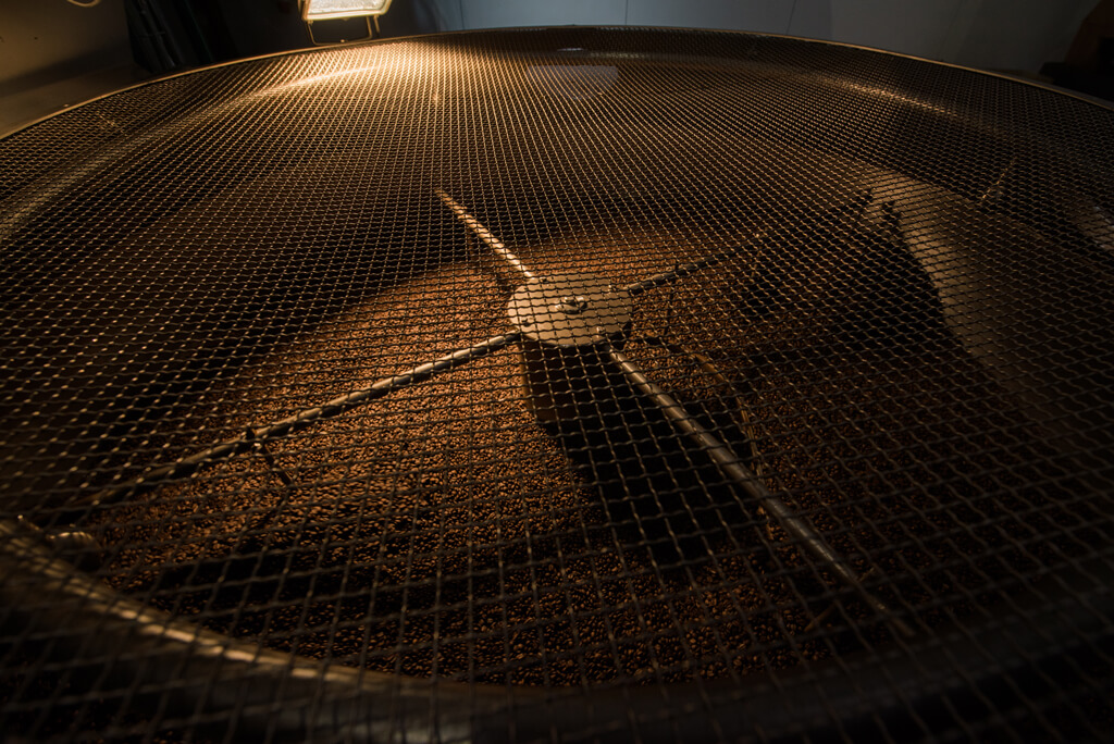 Coffee Island's artisan roasting.