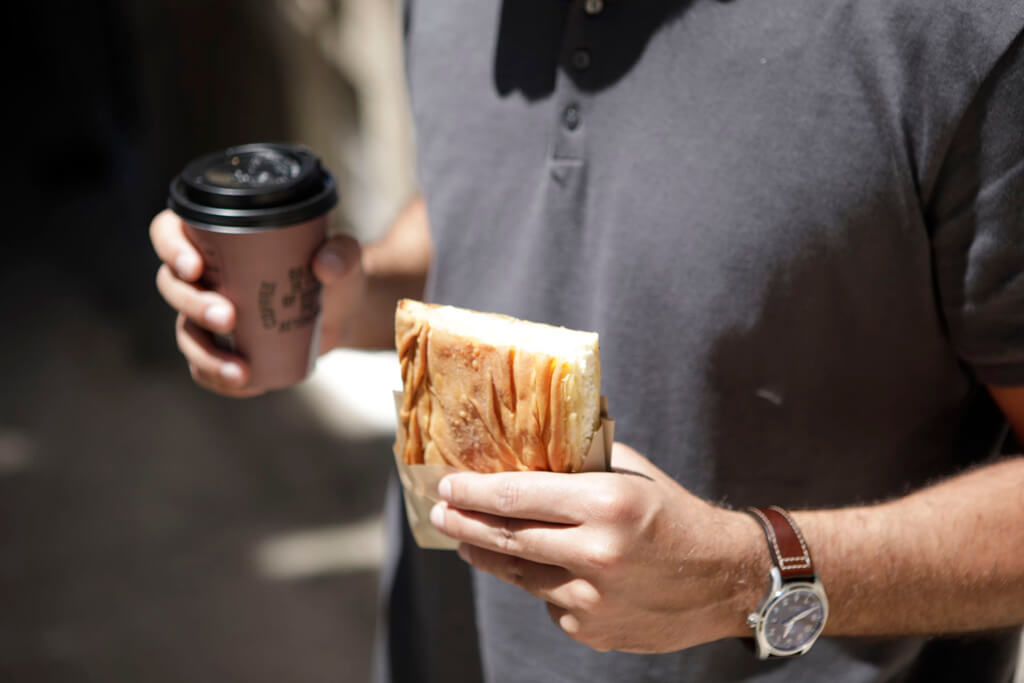 COFFEE ISLAND'S TRADITIONAL CHEESE PIE.