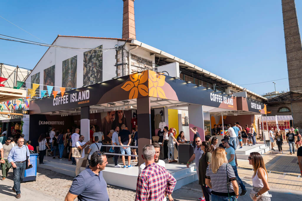 Coffee Island at Athens Coffee Festival in 2019. 