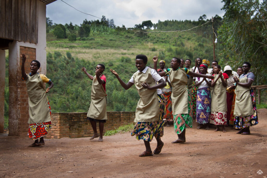 Children dancing in Africa