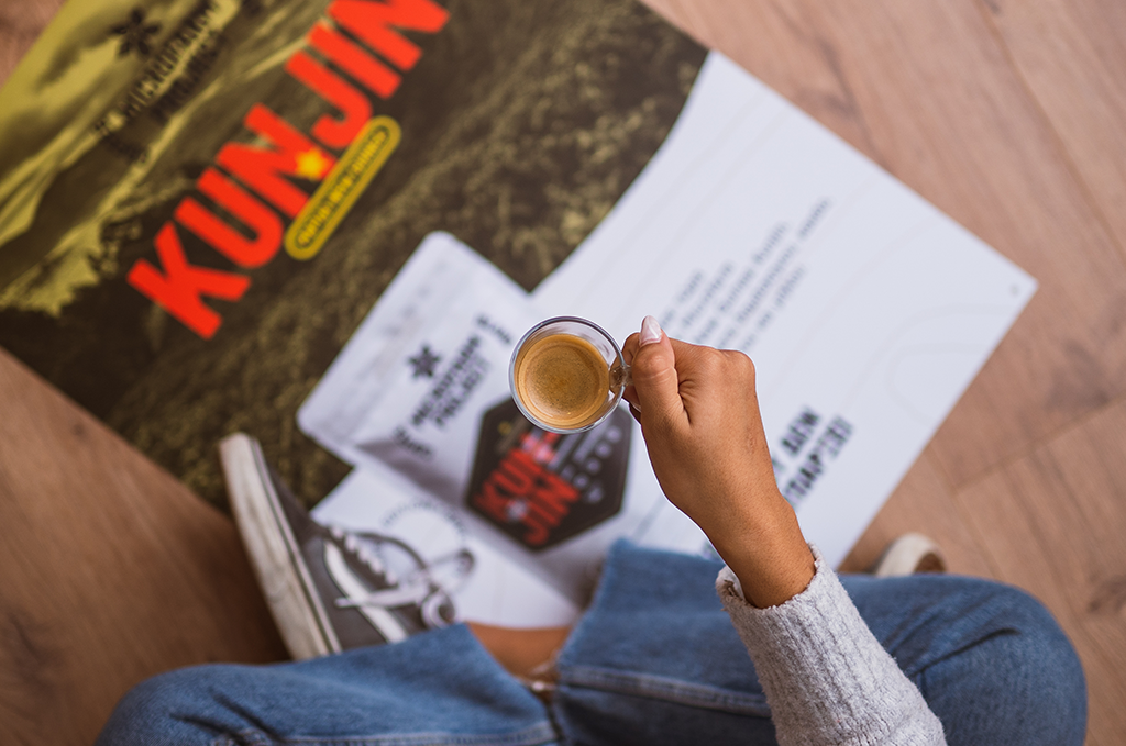 Woman with coffee